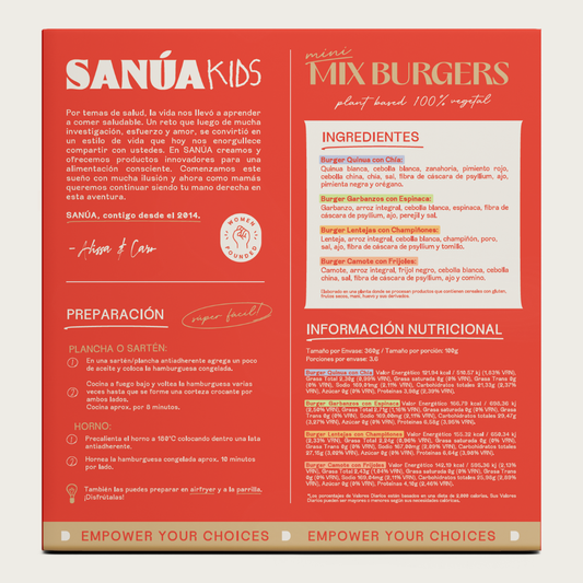 Sanúa Kids Mix Burgers